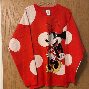 Disney Red Minnie Mouse Sweater
